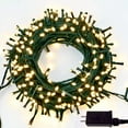thumbnail image 1 of Guirlande Lumineuse 100 Pieds 300 LED, Fil Vert Scintillant, 1 of 5