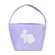 thumbnail image 2 of Canasta de conejito de Pascua | Bolsa de dulces de Pascua para niños | Canasta de búsqueda de huevos de Pascua | Decoraciones de Pascua con forma de conejito | Rosa, azul, amarillo, morado y verde, 2 of 6