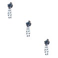 thumbnail image 4 of Guardurnaity Agregue un toque de elegancia al peinado con tocados antiguos y borlas hechas a mano y telas exquisitas hechas a mano blue Type1 NO1, 4 of 6