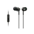 thumbnail image 1 of Sony MDR-EX110AP-B Ex Monitor In-ear Headphones With Microphone (black), 1 of 1