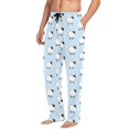 thumbnail image 2 of FORMRS Mens Pajama Pants with Pockets Soft Cotton Sleepwear Lounge Bottoms, Sizes S-2XL, Blue Sheep Pattern, 2 of 7