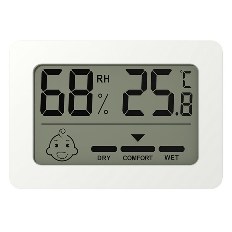 Digital Thermometer Hygrometer Room Thermometer With Smile Indicator 