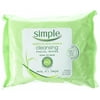 Simple Cleansing Facial Wipes 25 Count 3 Pack