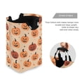 thumbnail image 3 of Yayeee Freestanding Laundry Hamper with Handle Collapsible Large Storage Basket for Clothes, Colorful Halloween Pumpkin Pattern, 3 of 7