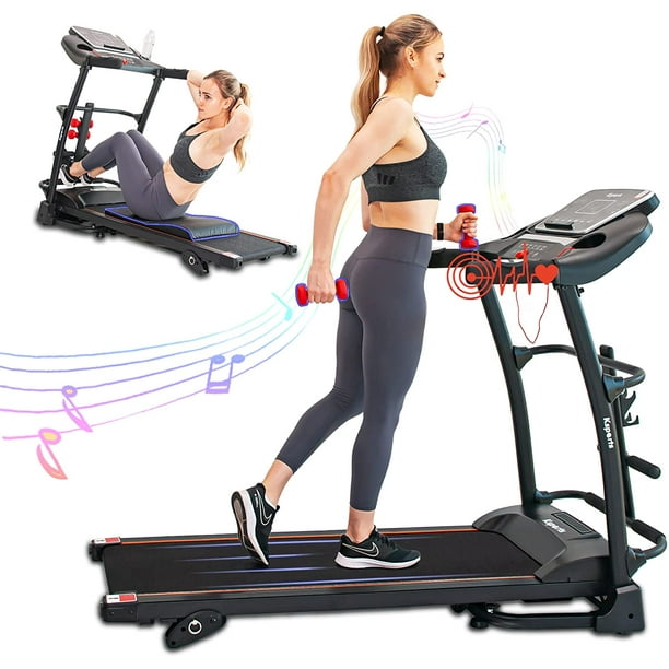 Ksports Treadmill Bundle Comprising of Electric Treadmill with 3 Manual