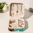 thumbnail image 6 of Sea Lion Travel Portable Square Jewelry Stand with Box, Display, and Bracelet Holder - Ideal for Rings, Earrings, Necklaces, and More - Suitable for Girls and Women, 6 of 6
