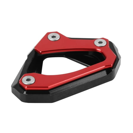 Black Red Motorcycle Kick Stand Pad Extension Side Stand Plate for YAMAHA MT10