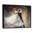 thumbnail image 2 of Designart "Ballroom Waltz By The Dancing Couple II" Dance Floater Framed Wall Decor, 2 of 5