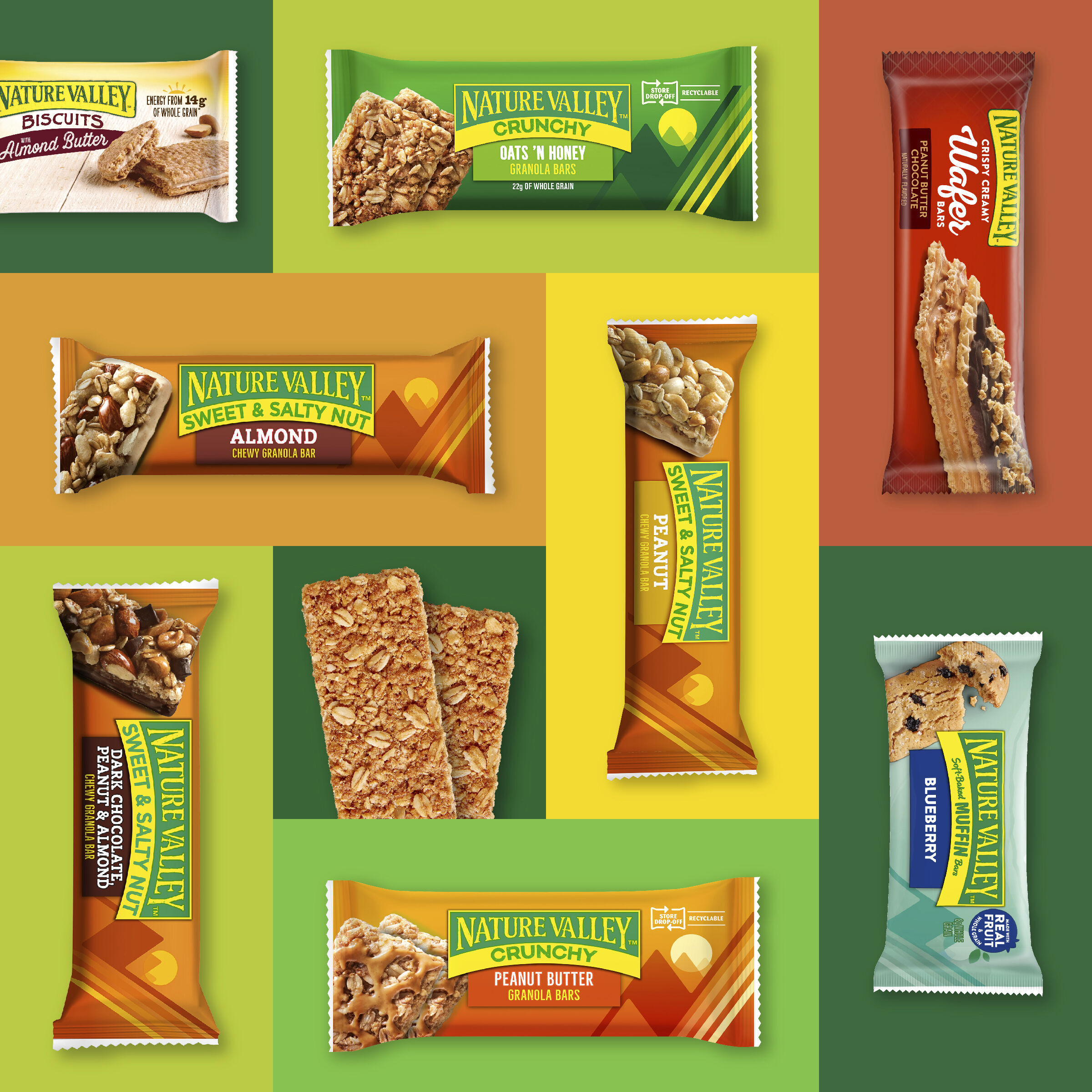 Nature Valley Chewy Protein Granola Bars, Peanut Butter Dark Chocolate, 10 Bars, 14.2 OZ - image 5 of 9