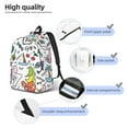 thumbnail image 5 of Daiia Fun Animal with Unicorn Vintage Canvas Backpack for Men and Women ,Hiking Backpack,Travel Laptop Bag for School,Large Capacity Backpack, 5 of 8
