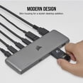 thumbnail image 4 of Hub de expansión Corsair USB100 de 7 puertos USB-C/USB-A con alimentación, 4 of 6