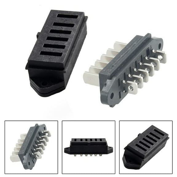 High Capacity Battery Connector For Electric Bicycle Battery Box 6 Pin Design