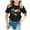 Black, variant on YAYUBA Kids Shirts Girls Size 10-12 Graphic T-Shirts Round Neck Back To School Short Sleeve Tee for Toddler Cute Dress Shirt Preppy Toddler Clothes for Girls, 2-4 Years, Blue