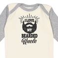 thumbnail image 4 of Inktastic I Love My Bearded Uncle Boys or Girls Long Sleeve Baby Bodysuit, 4 of 5