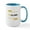 White/Blue Inside, variant on CafePress - Proud Army Cousin Black And Gold Mugs - 15 oz Ceramic Large White Novelty Mug
