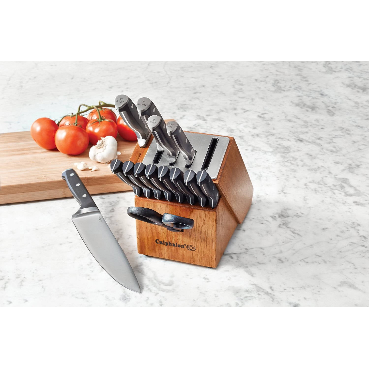 Calphalon Contemporary Self-Sharpening 14 Piece Cutlery Knife Block Set  with SharpIN Technology