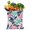 White-30, variant on Botanical Jungle Leaves Canvas Tote, Reusable and Eco-Friendly Summer Handbag for Women, Lightweight Tropical Style Bag for Daily Use