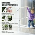 thumbnail image 4 of Outsunny 1-3 Step Handrails for Outdoor Steps, Outdoor Stair Railing with Installation Kit, Metal Handrail for Concrete Steps, Porch, Deck, White, 4 of 9