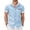 B - Clear Blue - No Pocket, variant on COOFANDY Short Sleeve Button Up Shirts for Men Slim Fit Denim Shirt Wrinkle Free Lightweight Casual Shirt