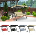 thumbnail image 4 of LAMIRO Swing Canopy Replacement,Outdoor Swing Canopy Replacement,2-3 Seat Waterproof Porch Swing Canopy Replacement,Garden Furniture Covers (210D: 65 x 45 x 6in), 4 of 4