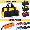 thumbnail image 2 of Juego de bolsas de herramientas Sanwuta, 9 unidades, para hombre, 3 resistentes y 6 pequeñas, 2 of 6