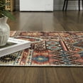 thumbnail image 5 of Hasoo Washable Area Rugs 2' x 3' Ethnic Tribes Rug Non-Slip Door Mat Boho Accent Throw Indoor Floor Carpets Brownish Red, 5 of 5