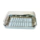 thumbnail image 1 of Cortador de mantequilla Contenedor Caja Rectangular Cheese Keeper Sellado Fondo azul, 1 of 8