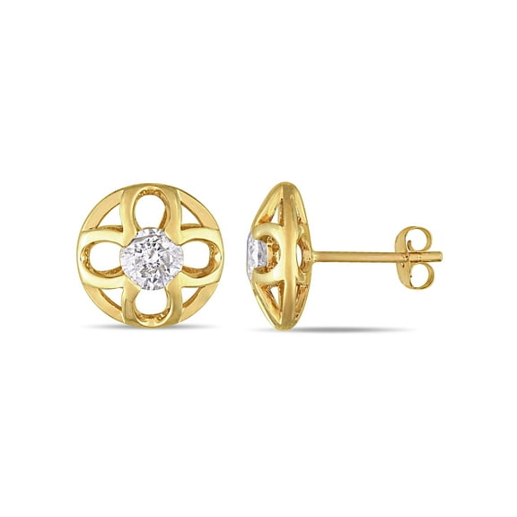 Everly Women's Diamond 10k Yellow Gold Earrings