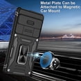 thumbnail image 4 of Pixel 7 Pro case, Google Pixel 7 Pro Case with Slide Camera Cover,Google Pixel 7 Pro Phone Case with HD Screen Protector， Magnetic Kickstand Case for Google Pixel 7 Pro，Black, 4 of 7