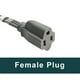 thumbnail image 5 of Cable de extensión EP de 15 pies, pesado, calibre 14, 3 puntas, gris, 5 of 7