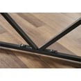 thumbnail image 4 of Mod-Arte Modern Hardwood/Iron Stow Office Desk with Storage - Dark Walnut, 4 of 13