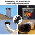 thumbnail image 7 of 15FT Chimney Sweep Cleaning Kit, 17pcs Duct Vent Cleaning Brush Kit, 3.9" Nylon Brush Heads and 12 Rods Detachable Chimney Sweep Set for Fireplace Dryer Vent Sewage Pipe Fume Hood, 7 of 7