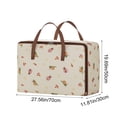 thumbnail image 3 of Heavy Duty Storage Bags, Extra Large Moving Bags with Reinforced Handles, Collapsible Tote with Double Zipper for Travel and Closet, 3 of 7