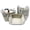 Antique Grey, variant on 12 Pack Handmade Handwoven Rectangular Bamboo Utility Baskets with Ear Handles – 8” White Wash, Multipurpose Storage, Vanity, Pantry, Gift & Decorative Baskets – Bulk Supply Set