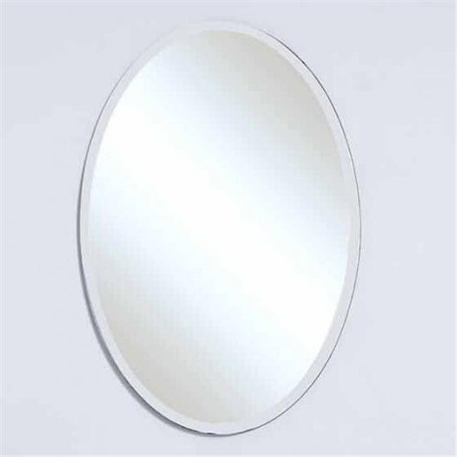Bellaterra Home 808313 Oval Frameless Mirror