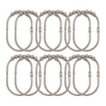 thumbnail image 2 of KMSS 12Pcs Shower Curtain Hooks Rust Proof Metal Shower Curtain Rings Heavy Duty Shower Hooks for Bathroom Shower Rod Hanger Holder, 2 of 8