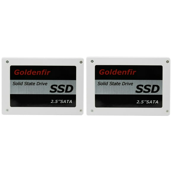 Goldenfir 2 Pcs SSD 2.5 Hard Drive Disk Disc Solid State Disks 2.5Inch Internal SSD, 128GB & 240GB