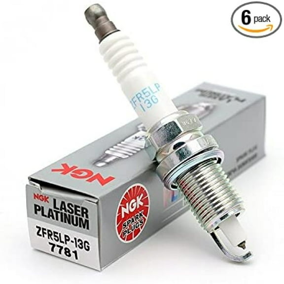 NGK Spark Plug ZFR5LP-13G 7781 Pack of 6