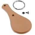 thumbnail image 2 of Leather Key Fob Kit - London Tan Leather (8-9oz) - Rivet (Black) - Key Ring (Nickel) - (15 Pack) - 15-Pack (London Tan)(Black), 2 of 5