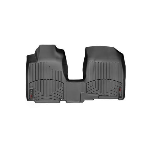 WeatherTech Custom Fit FloorLiners compatible with 2007-2011 Honda CR-V - 1st Row - Over The Hump, Black