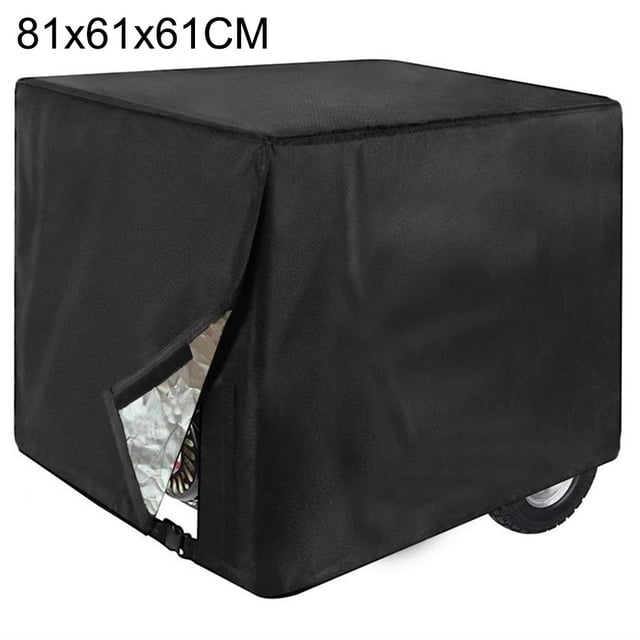 4 Sizes Generator Cover Windproof Protective Cover Waterproof Oxford Cloth Multipurpose Cover Engine Hood Protection Black