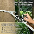 thumbnail image 3 of Hanging Hammock Portable Travel Camping For Outdooor Beach Camping Hiking Yellow Sunflowers, 3 of 8