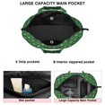thumbnail image 3 of Green Christmas Snowflake Pattern Travel Tote Bags for Women Carry On,Large Weekender Bags for Women Travel,Multi Functional Duffle Bag for Work,Shopping,Sports, 3 of 5