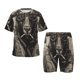 thumbnail image 1 of Balery Vintage Ram Pilot Conjunto de Pijama Infantil de Manga Corta con Estampado – Ropa de Dormir de Algodón Suave-Medium, 1 of 5