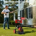 thumbnail image 5 of 4000PSI Gas Pressure Washer, 2.6GPM Gas Powered High Pressure Washer with 210CC Engine, 5 Adjustable Nozzles, Onboard Soap Tank, Spray Gun and Wand, 5 of 9