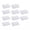 White, variant on Sunjoy Tech 10Pcs Activity Plastic Art Trays,Painting Plates Stackable Serving Tray for Art and Crafts,DIY Projects,Painting