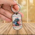 thumbnail image 3 of Democratic Poodle Making Woof Count Election 2024 Stainless Steel Keychain Poodles Dog Lover Gifts Idea Collar Charm Tag Keyring - 01001, 3 of 5