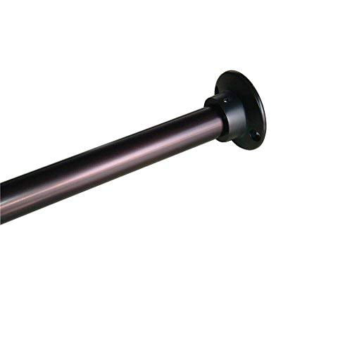 Naiture 48 Never Rust Aluminum, Oil Rubbed Bronze Shower Curtain Rod Straight