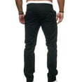 thumbnail image 4 of Giftesty Men Pants Clearance,Men's Casual Button Open Slim Fit Straight Solid Color Trousers, 4 of 5