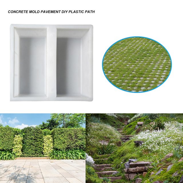 Molde de plástico para pavimento de hormigón, molde de cemento para pavimentación de caminos de jardín